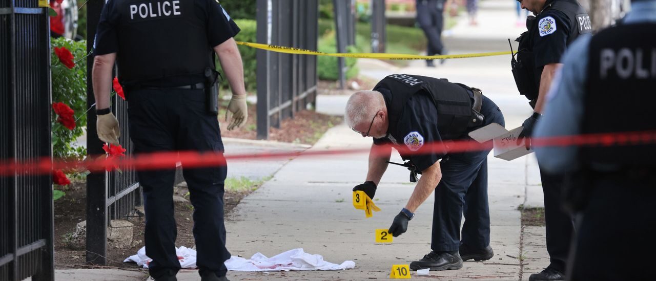 Click to enlarge cops crime scene