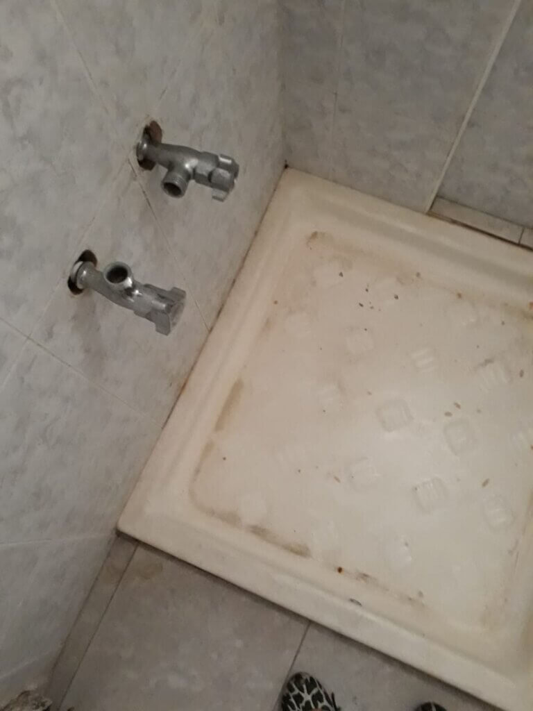 Click to enlarge children's center plumbing destroyed israel jenin