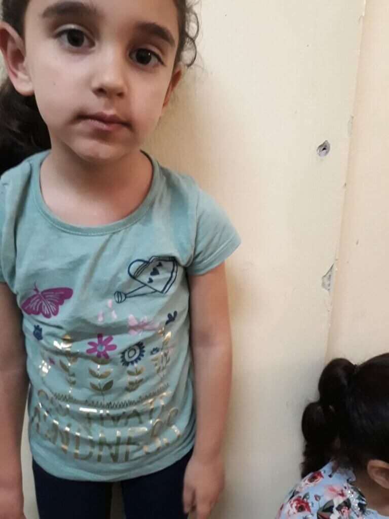 Click to enlarge bullet holes childrens center jenin israel
