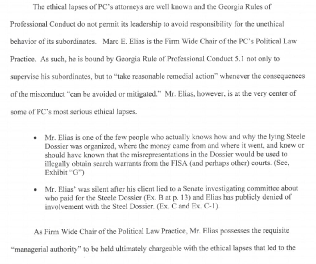 Click to enlarge perkins coie response interfere georgia election