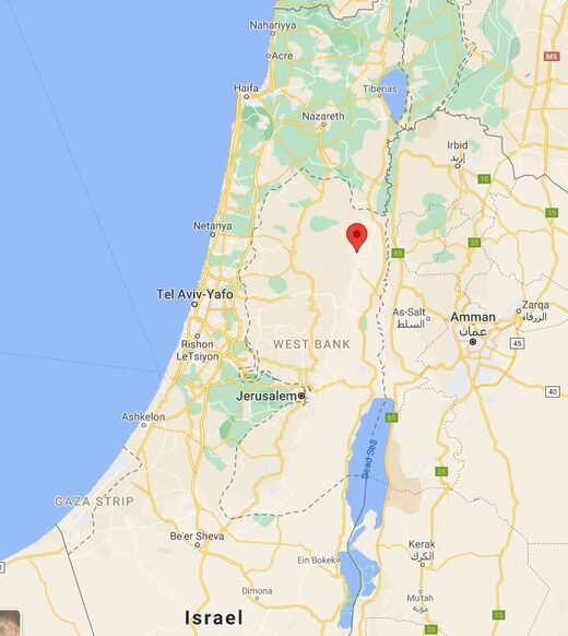 Click to enlarge west bank village israel demolition houses