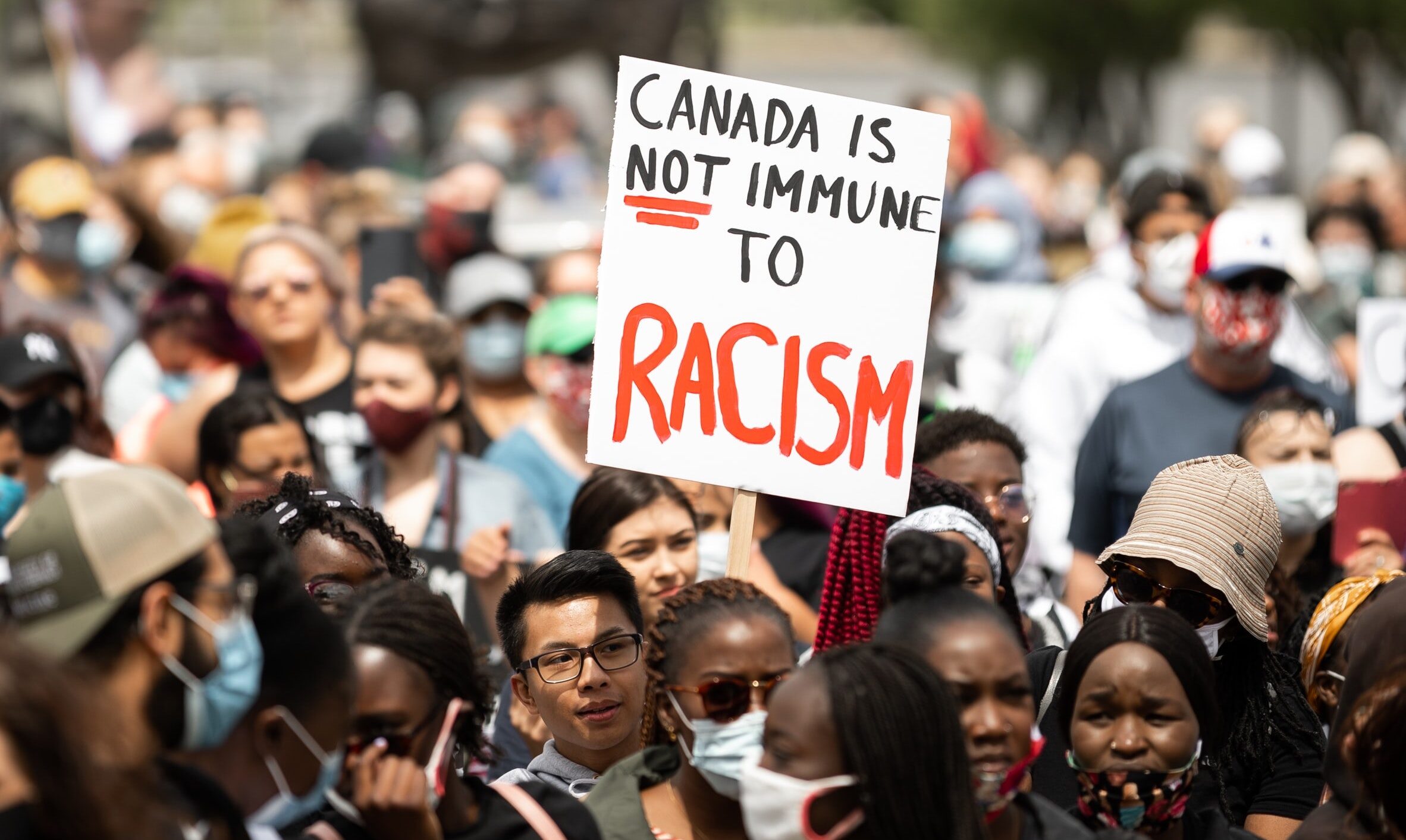 canada racism march