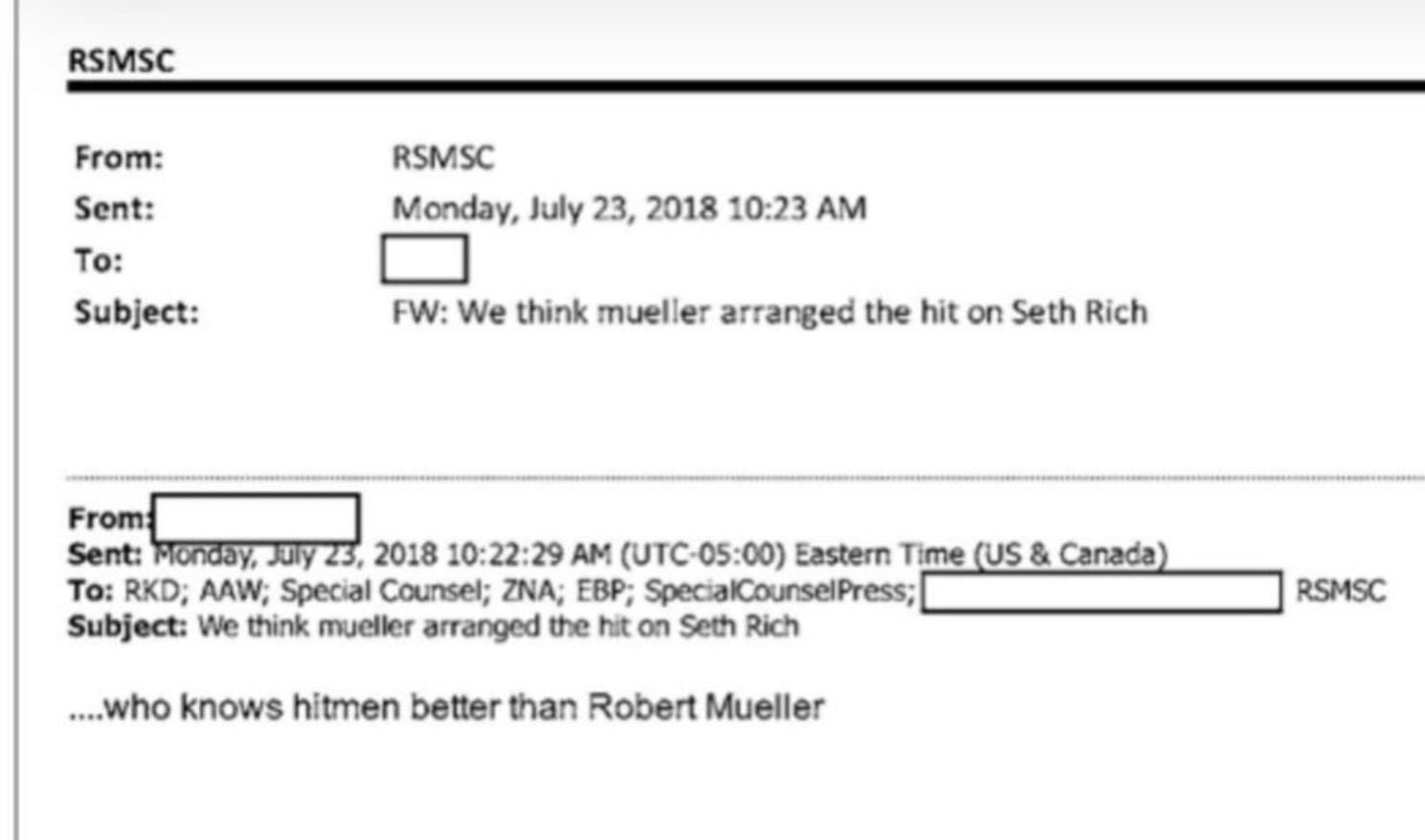 fbi on seth rich  murder - email 1