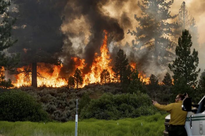 Click to enlarge california wildfire july 2021