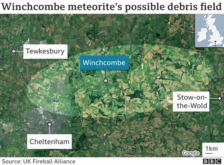 meteorite winchcombe