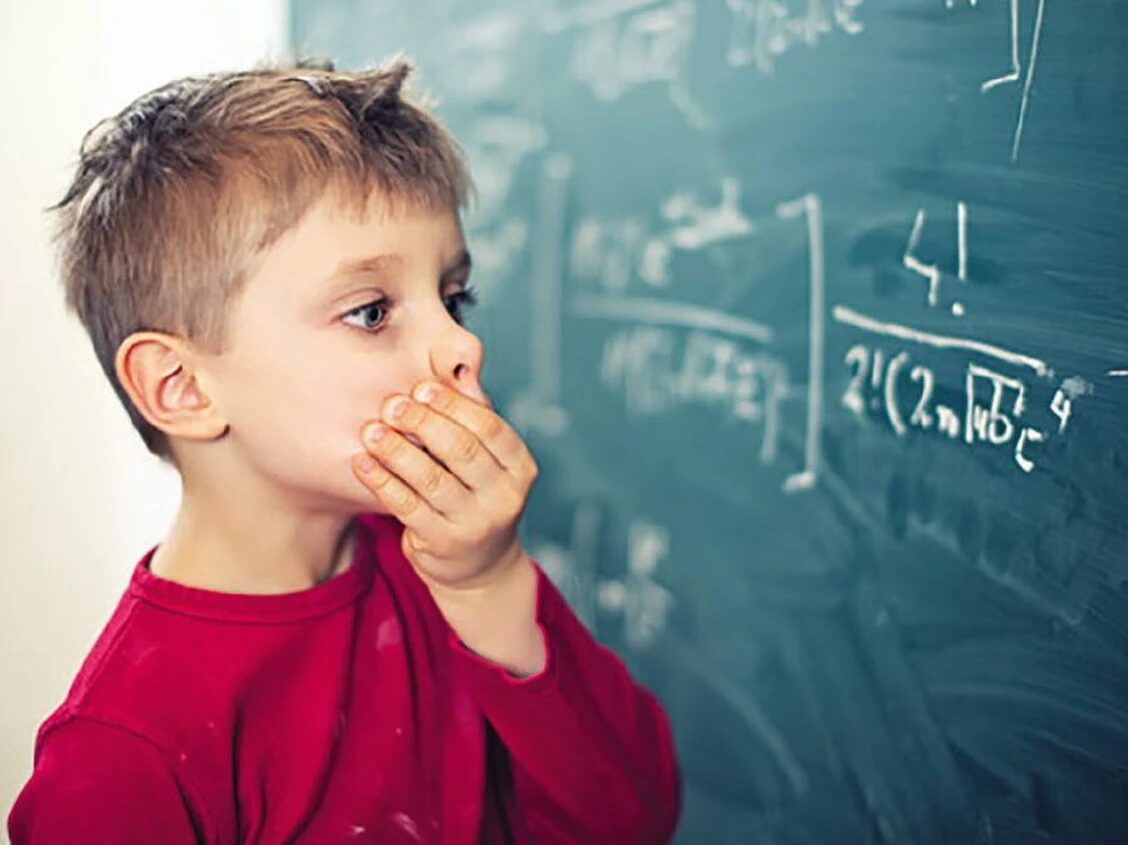 Click to enlarge young boy math