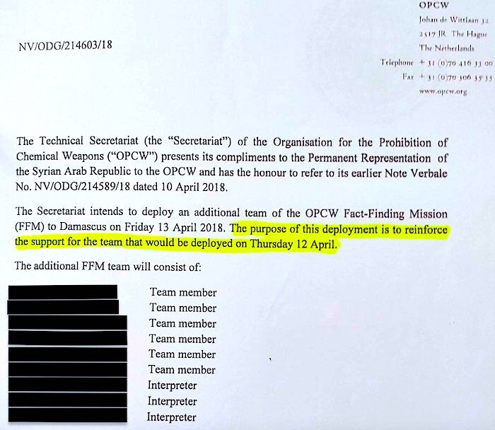 Click to enlarge Support team letter