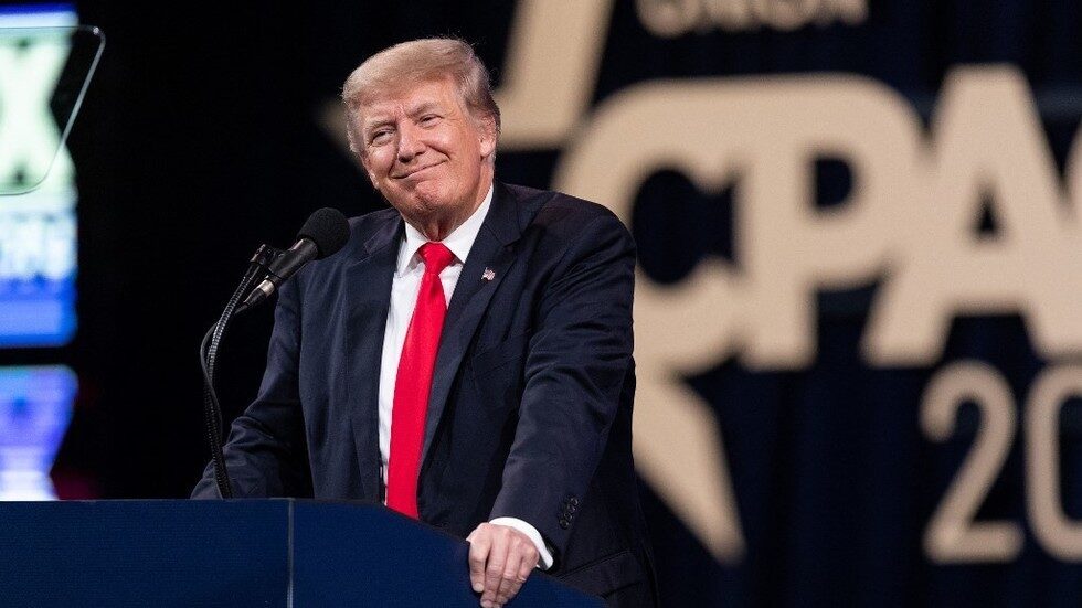 Donald Trump speaks at the Conservative Political Action Conference