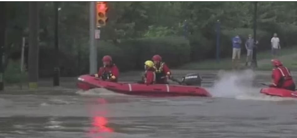Rescuers in Bensalem, Bucks County