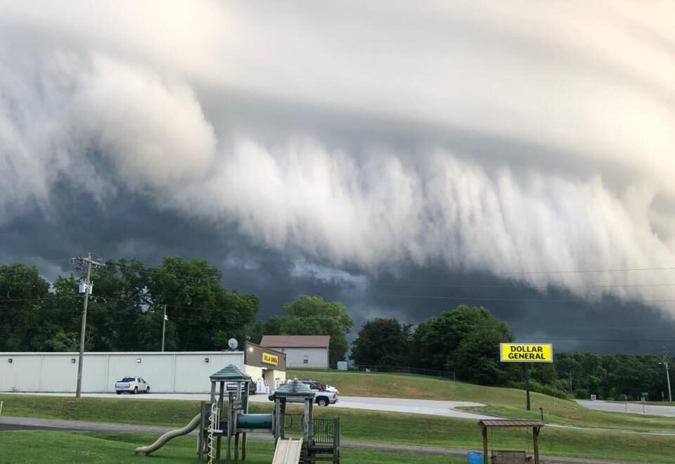 Click to enlarge Shelf cloud