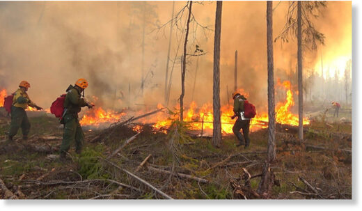 The fires have been fueled by abnormally high temperatures, historic drought and strong winds.