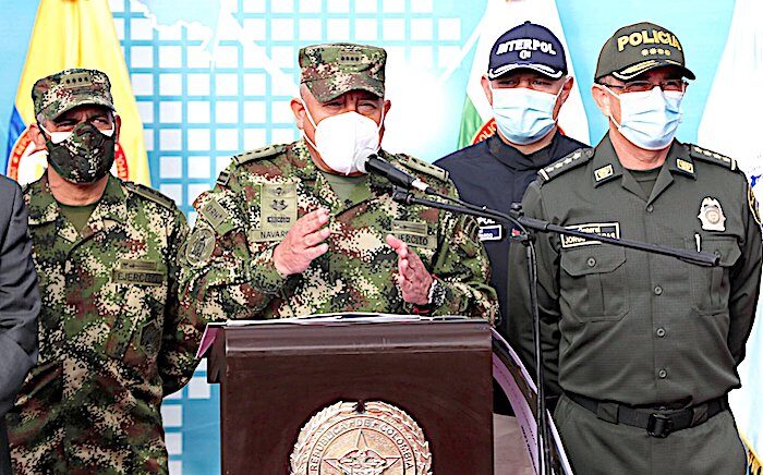 Colombian military officials