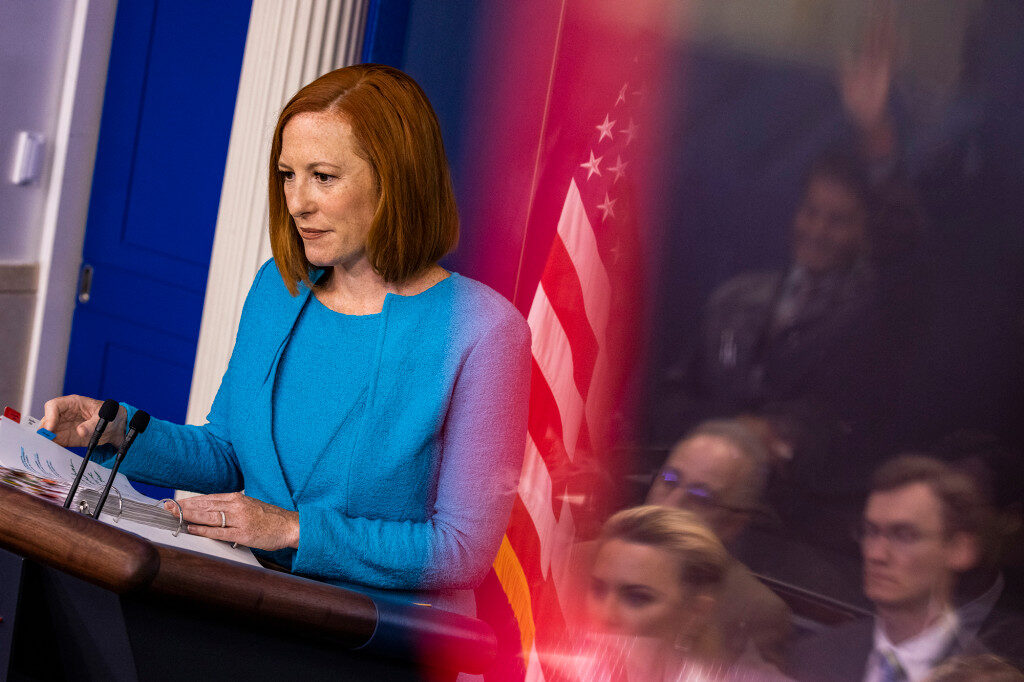 Click to enlarge Jen Psaki