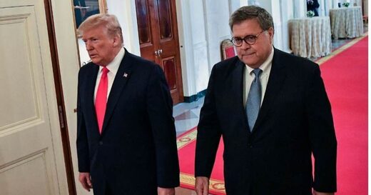 Pathetic: Bill Barr runs to WaPo for cover after President Trump releases letter of him bailing on Pennsylvania election fraud probe