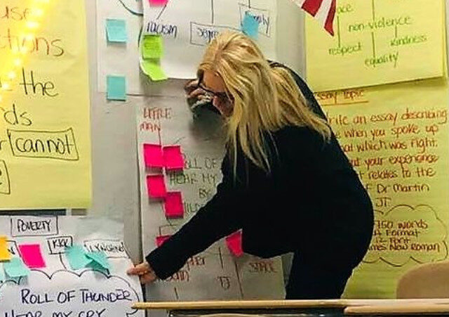 teacher in classroom 1