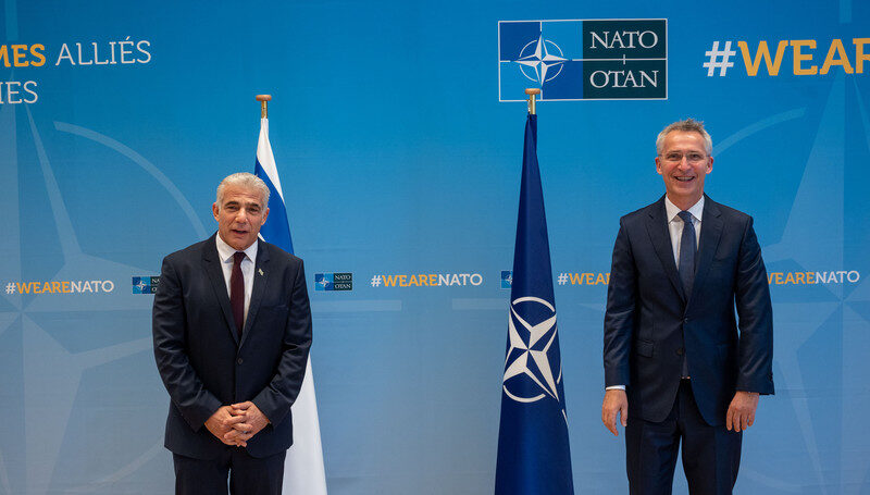 Click to enlarge Yair lapid nato israel