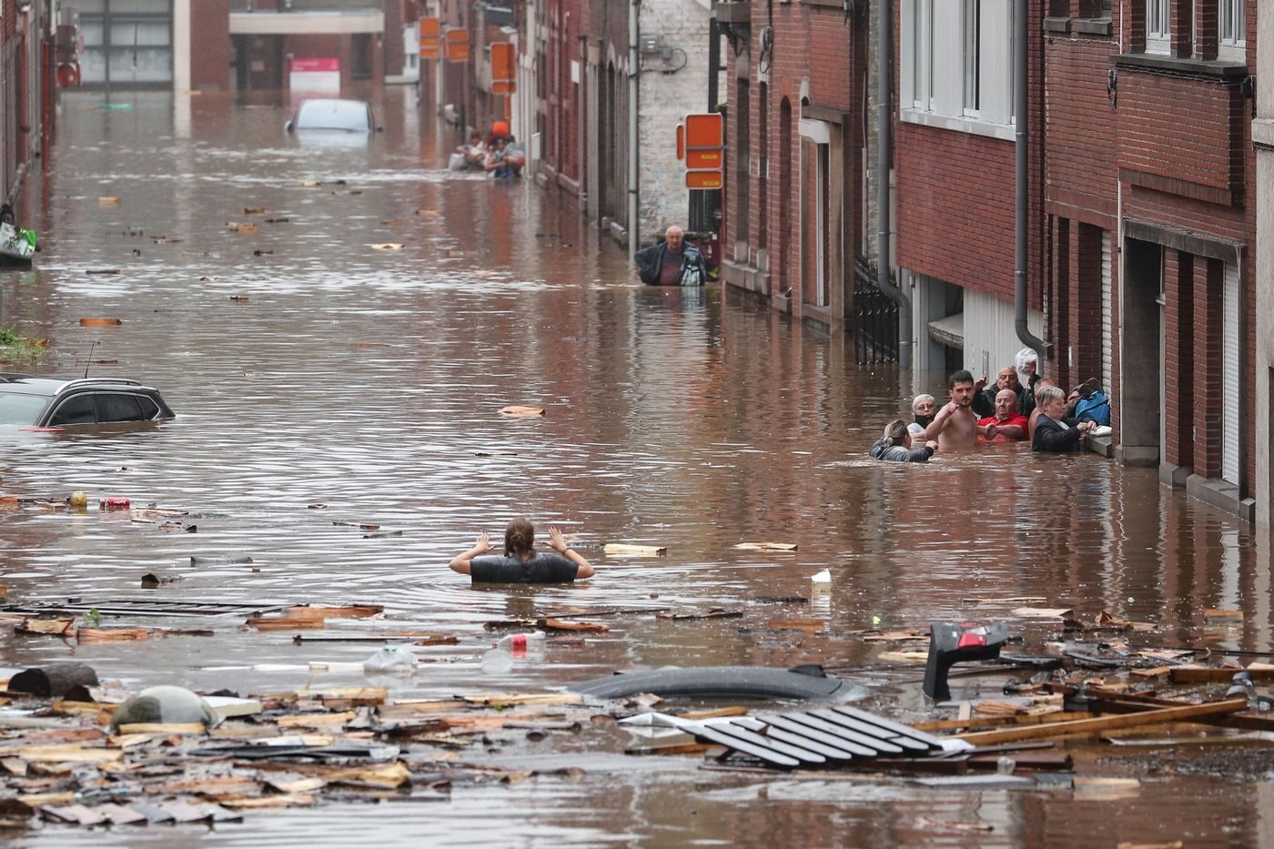 flooding Belgium liege