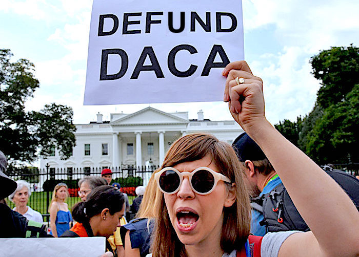 Click to enlarge DACA protester