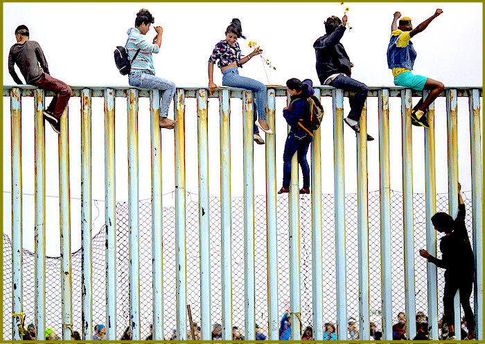 immigrants/Fence
