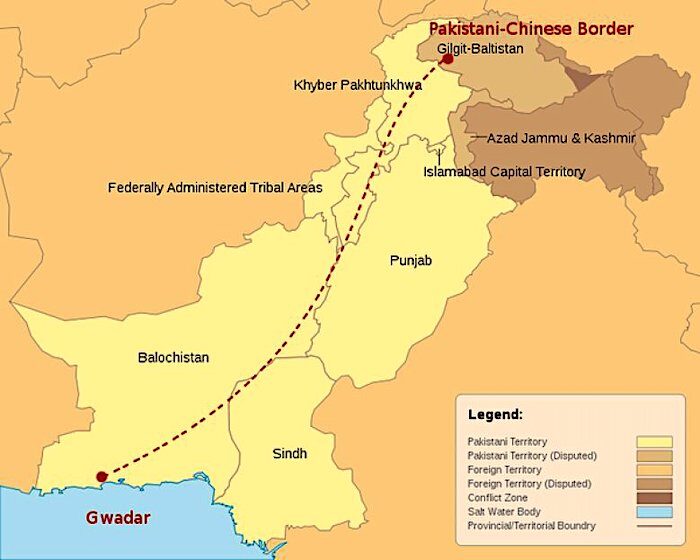 Click to enlarge map of corridor