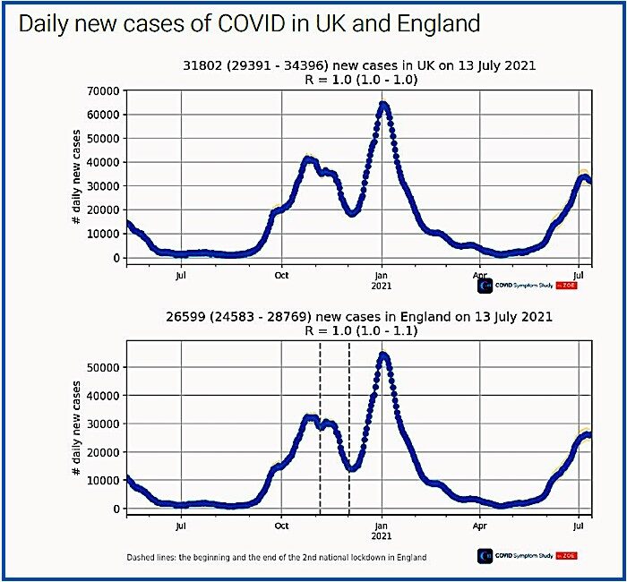 Click to enlarge 2 charts new cases
