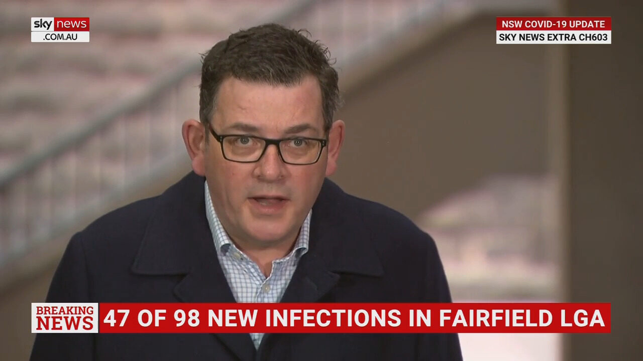 Click to enlarge Premier Daniel Andrews