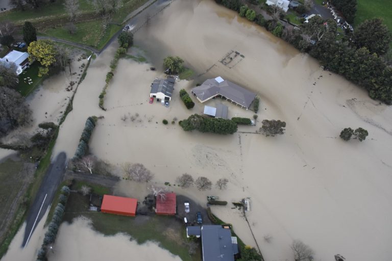Floods in Marlborough New Zealand, July 2021.