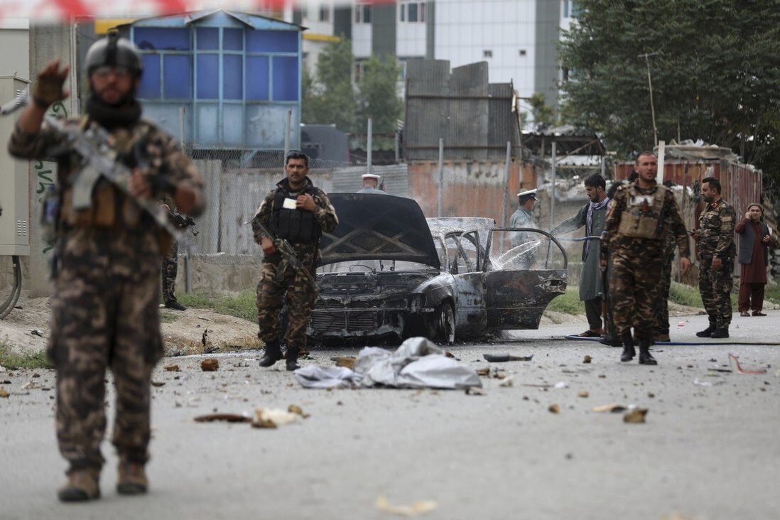 Click to enlarge kabul rockets damage afghanistan