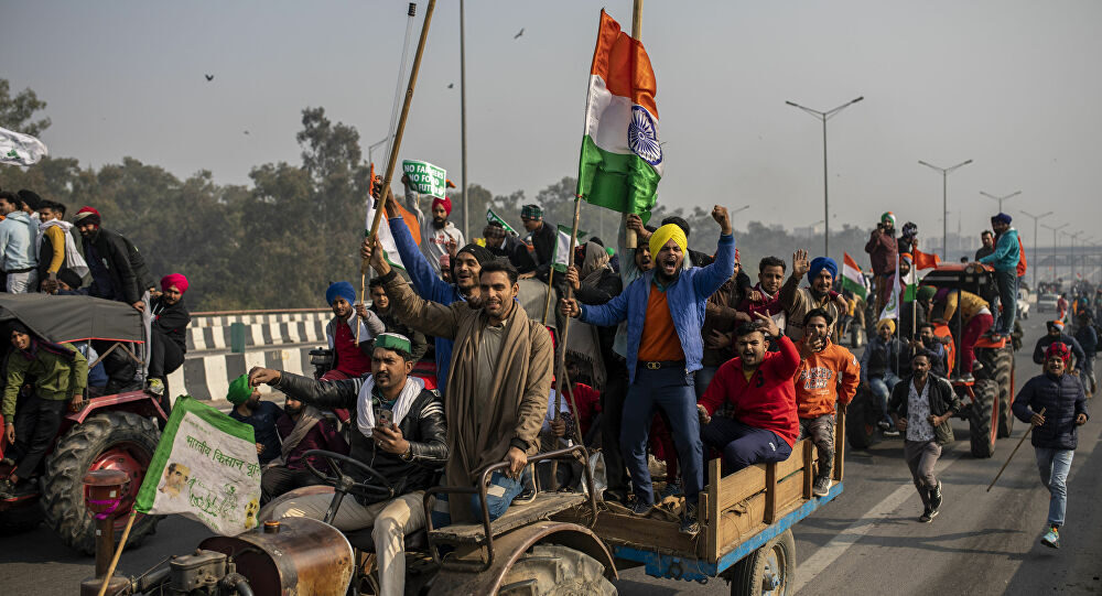 delhi farmers protest