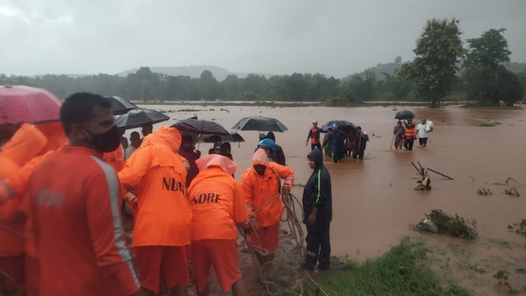 Flood rescue Ratnagiri Maharashtra, July 2021.