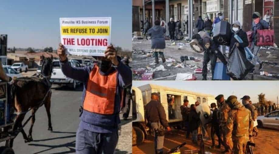 riots lootng south aftica zuma arrest