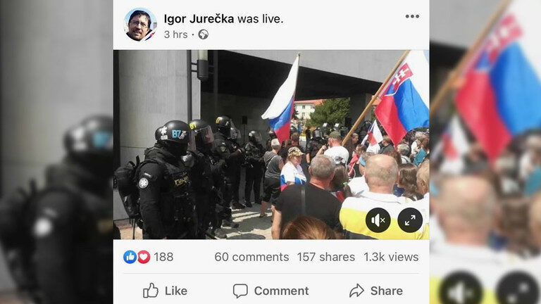 slovakia protest covid