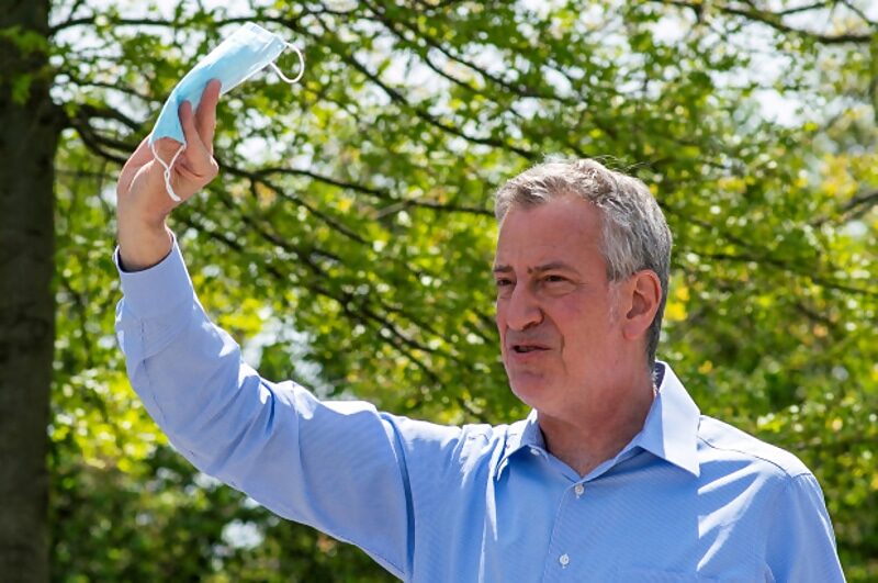 Click to enlarge bill de blasio mask mandate health clinics