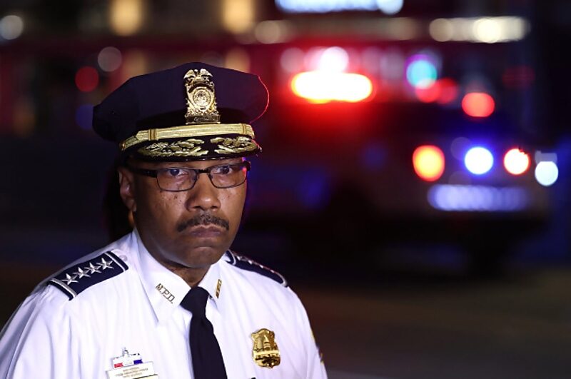 Click to enlarge Metropolitan Police Chief Robert Contee wasington dc