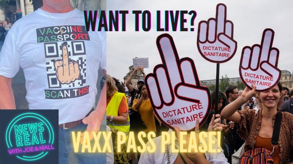 vaccine passports newsreal protests