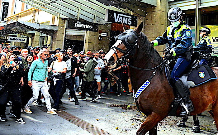 Aussie protesters