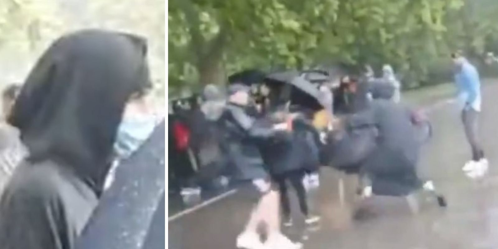 woman stabbed speakers' corner