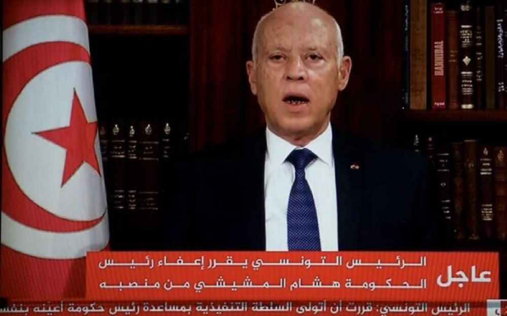 Click to enlarge Tunis President Kais Saied