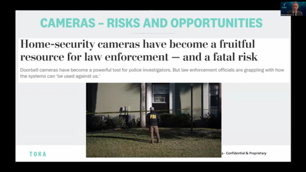 Click to enlarge A slide from an April 20, 2021 presentation given by Toka’s VP of Global Sales, Michael Anderson