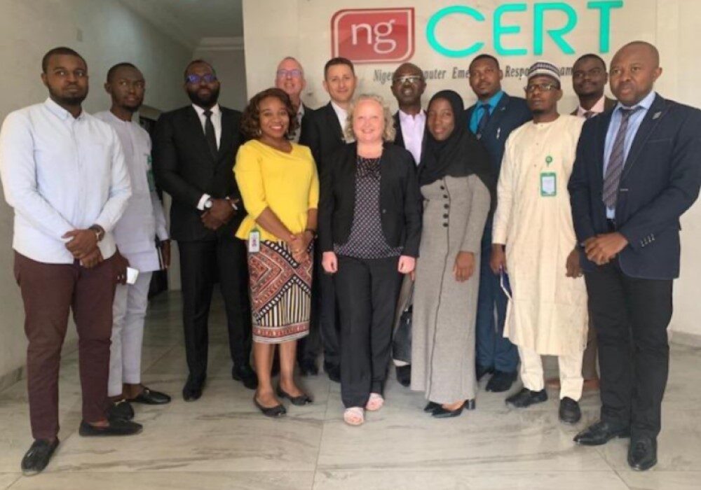 Click to enlarge Toka executives pose with Nigerian officials