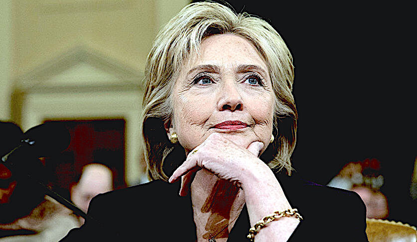 Click to enlarge Clinton testifying