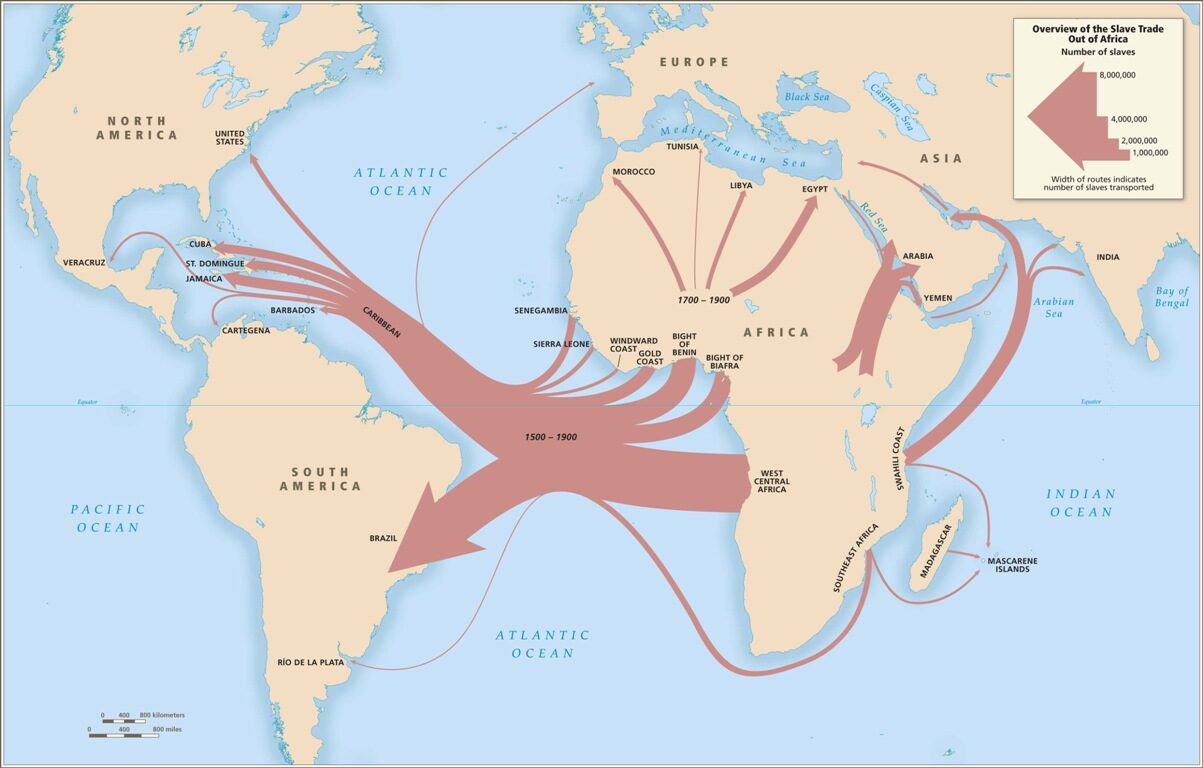 Click to enlarge slave voyages