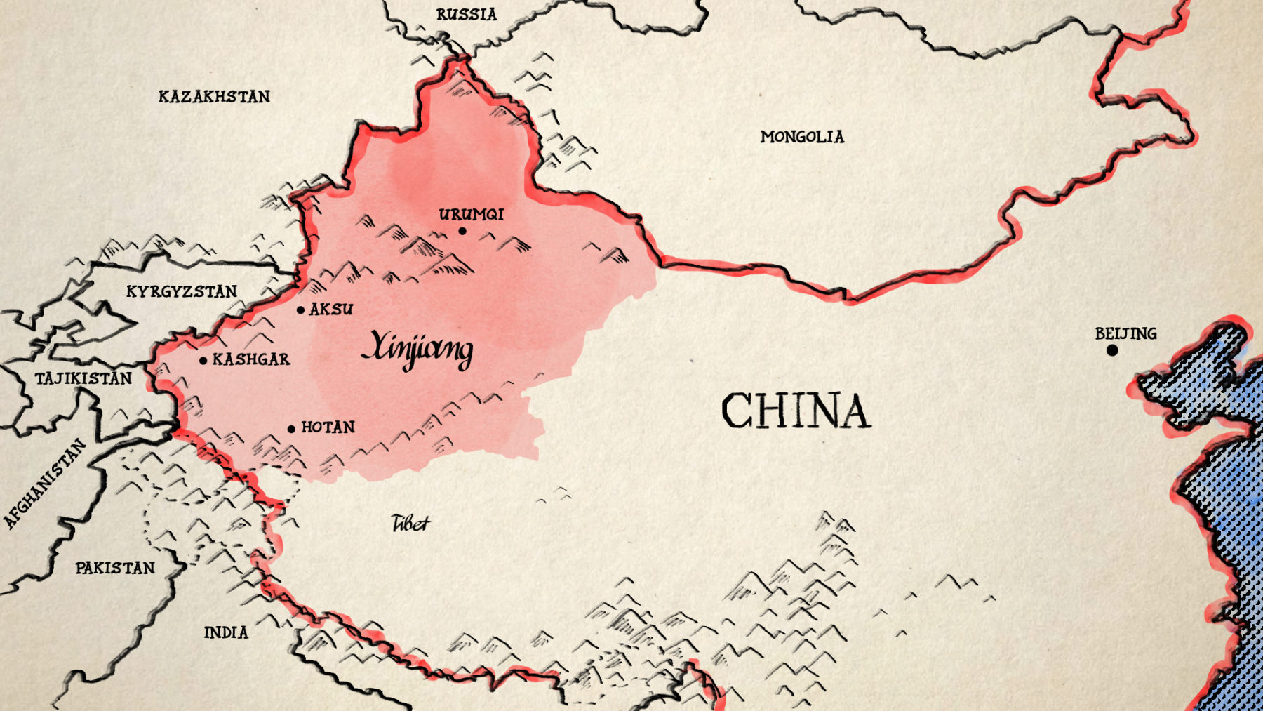 Click to enlarge xinjiang province