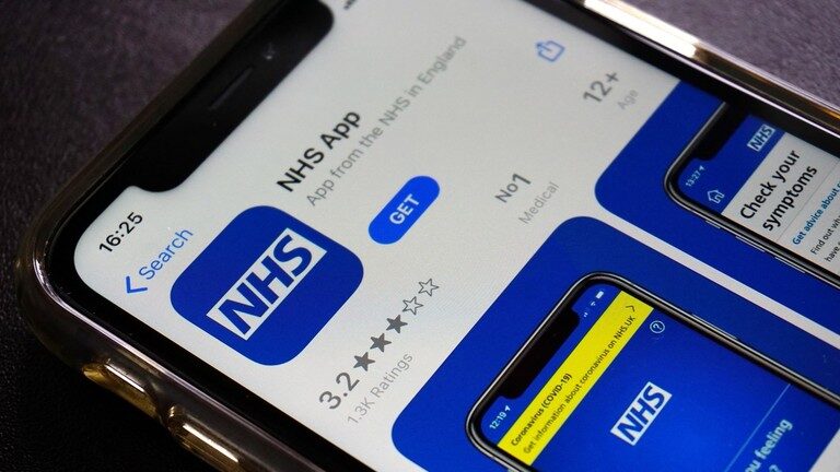 Click to enlarge nhs app covid