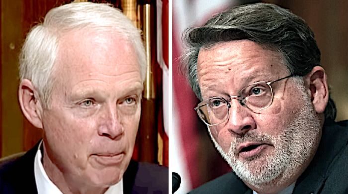Click to enlarge Senators Johnson and Peters