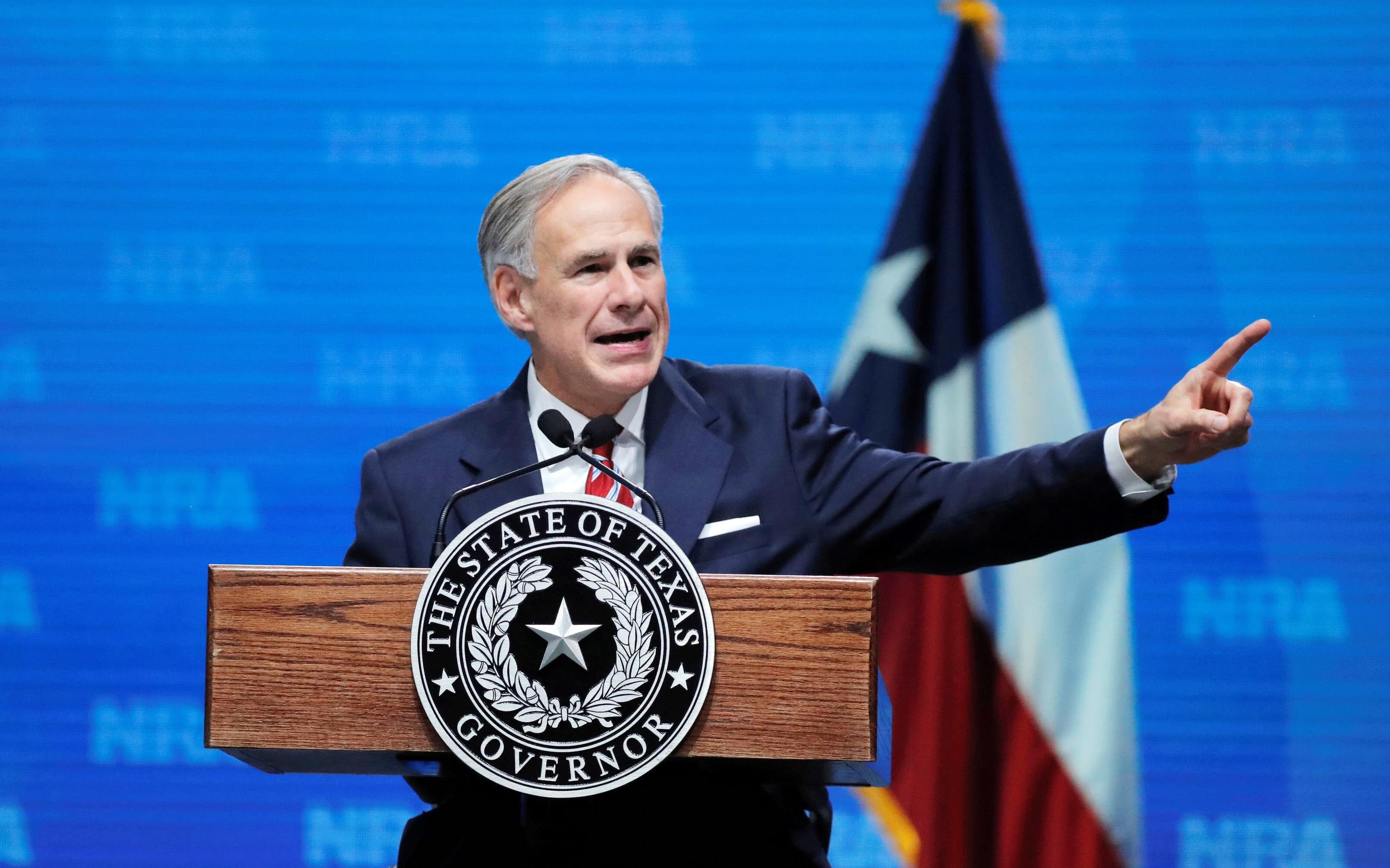 Click to enlarge Texas Governor Greg Abbott