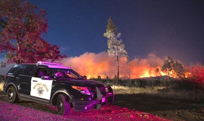 Wildfire in CA