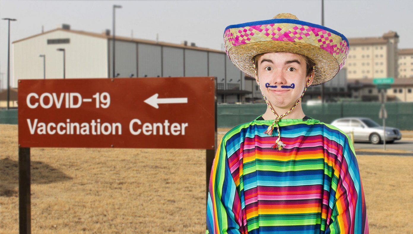 immigrant illegal migrant disguise vaccination