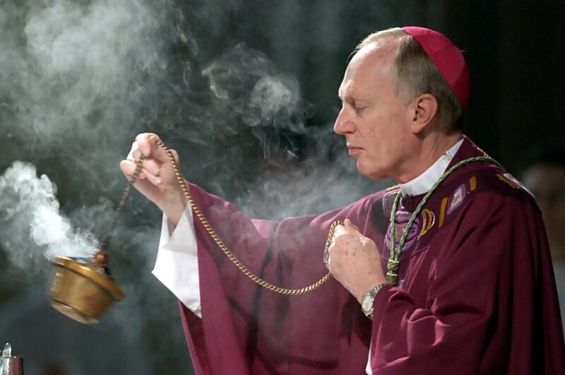 Click to enlarge Catholic Bishop Howard J. Hubbard pedophiles move priests