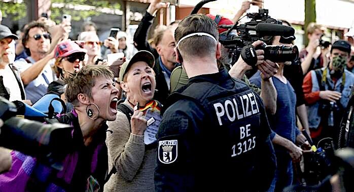 Berlin protest